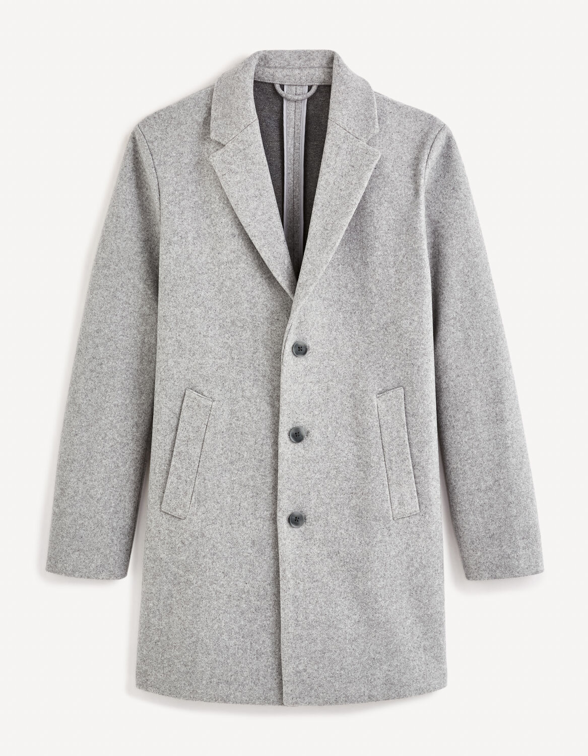 manteau en maille - gris
