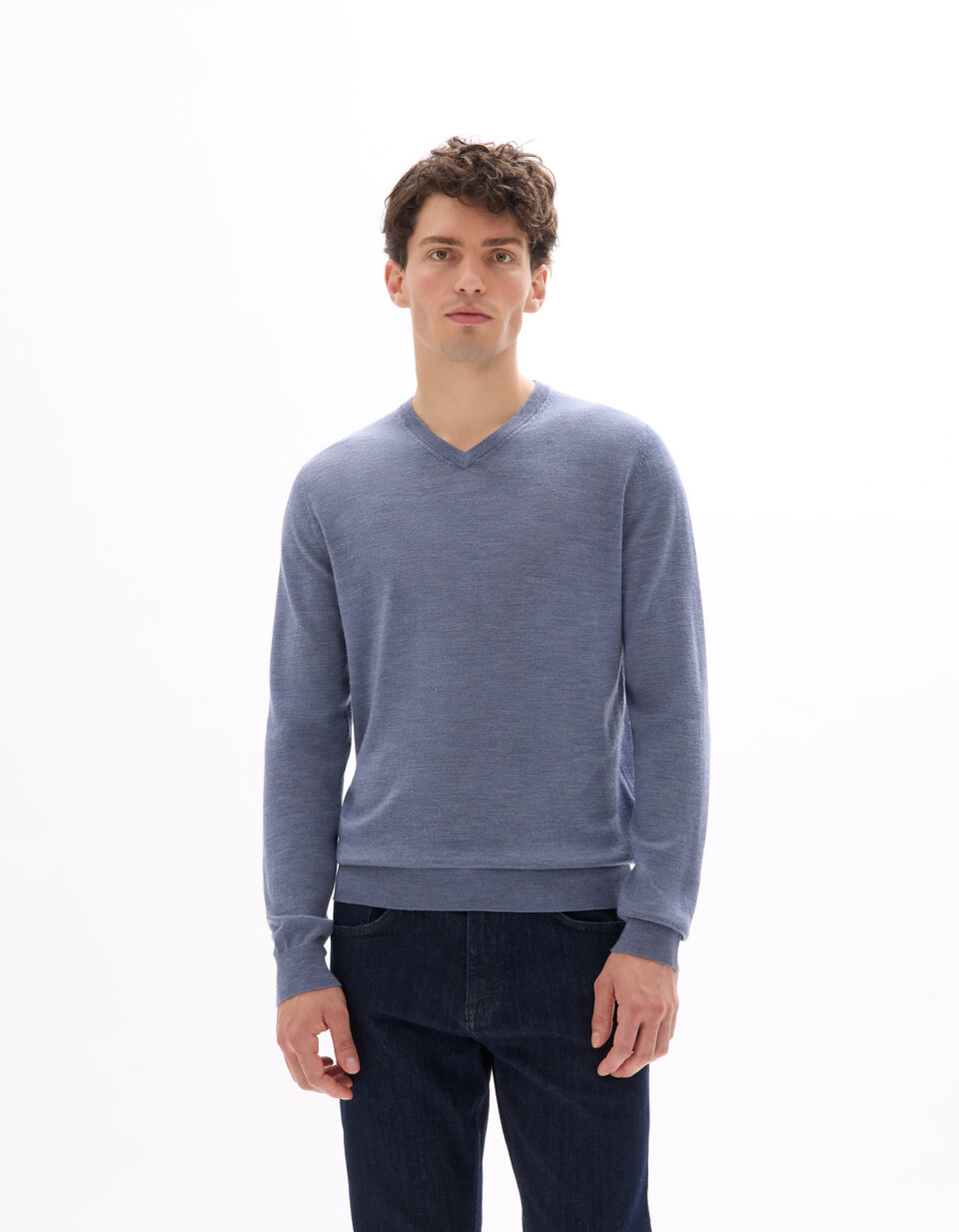 Pull col v femme laine mérinos made in France - Le Pull Français