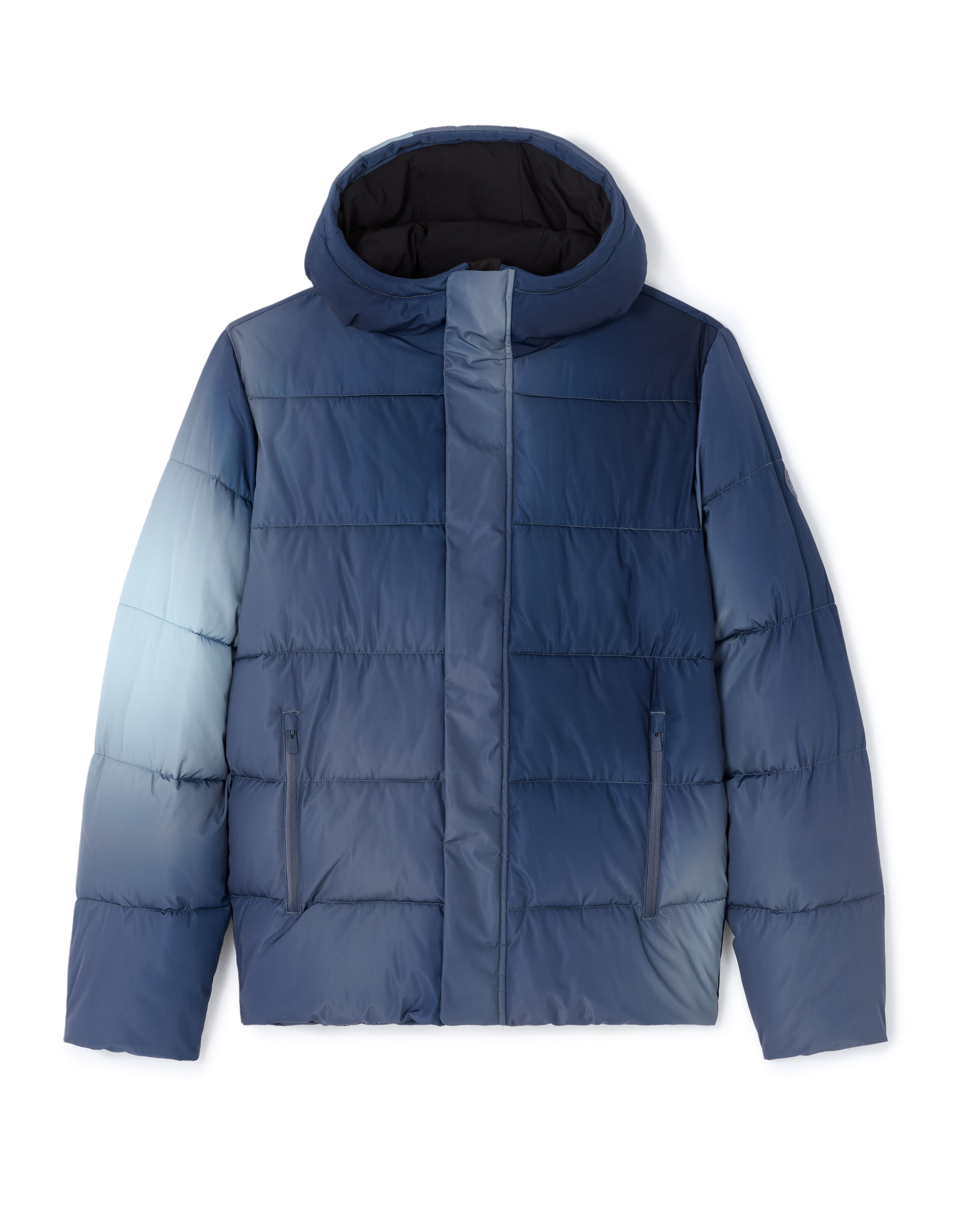 Chamonix-Mont-Blanc - Blue hooded down jacket | celio be normal