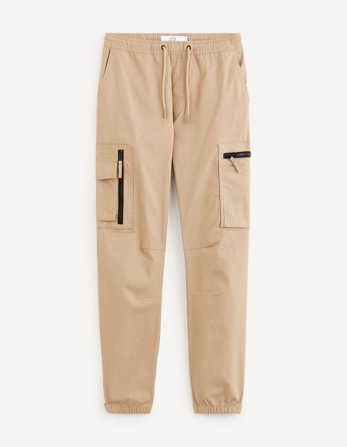 pantalon cargo straight - beige