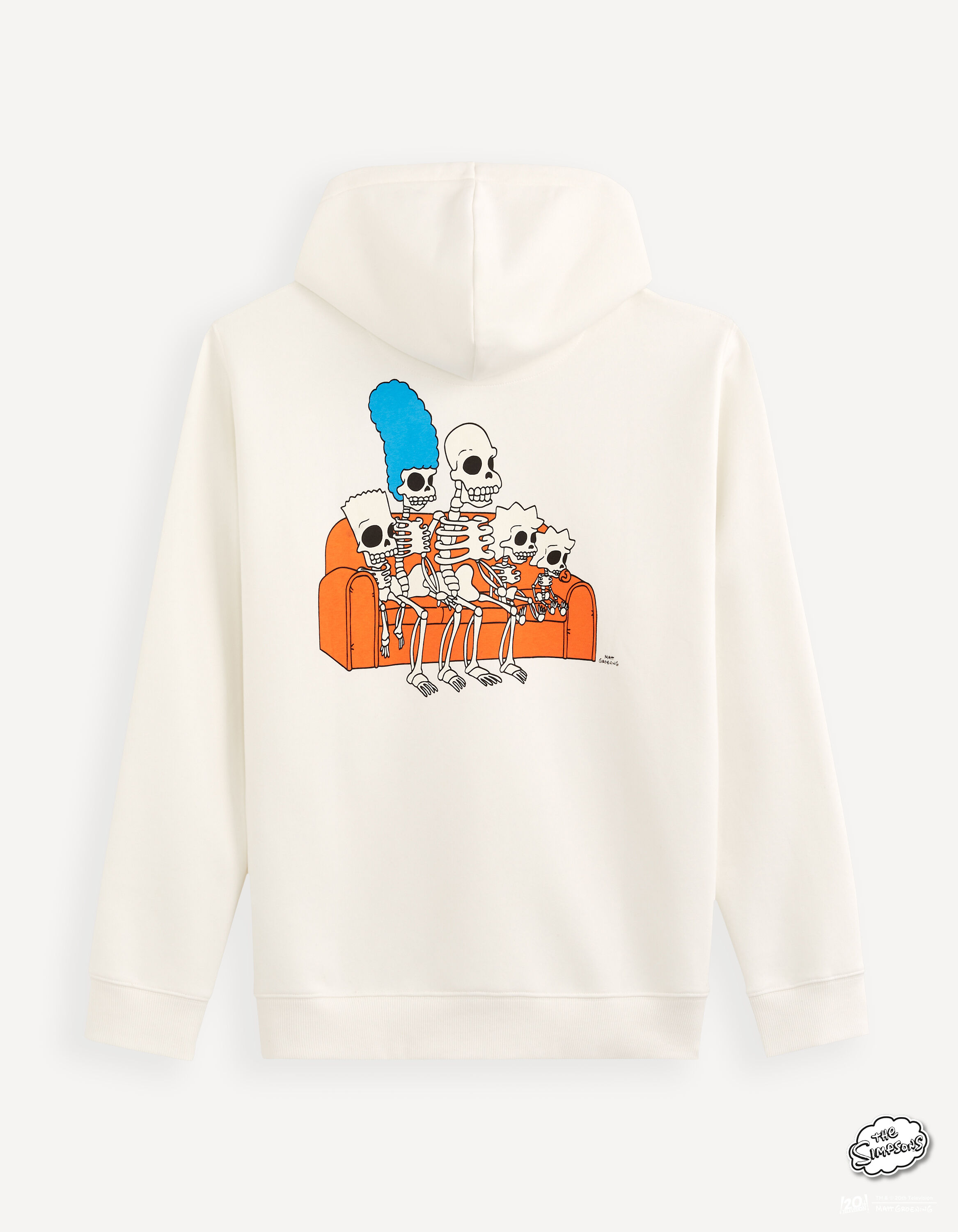 Sweat Simpsons Sweat Noël Les Simpsons Homme Rouge Capuche