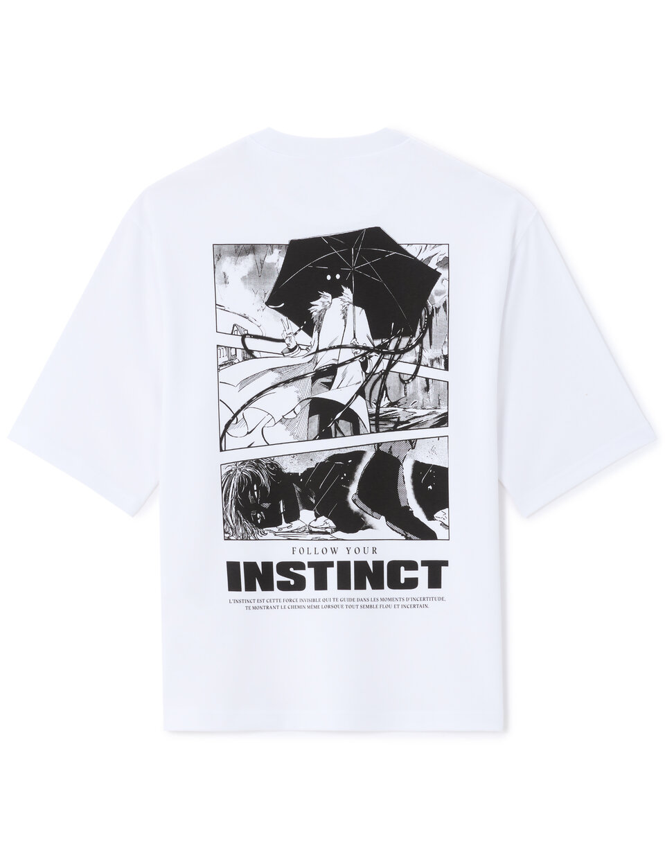 Follow your Instinct* by Inoxtag - T-shirt blanc | celio be normal