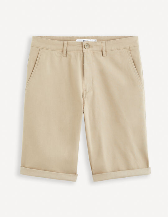 Short chino homme VOLCOM W30 beige moyen coton AJ12