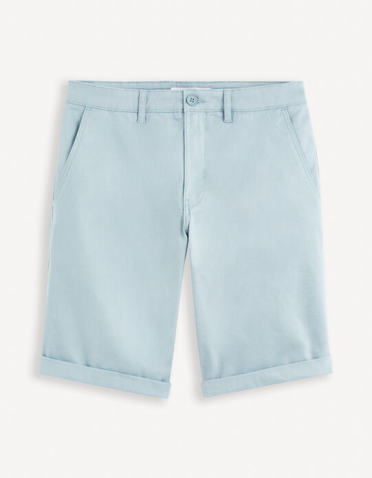 Bermuda Chino Bleu Ciel Stretch Marine De Savoie Homme - Neuf Avec étiquettes, Taille L