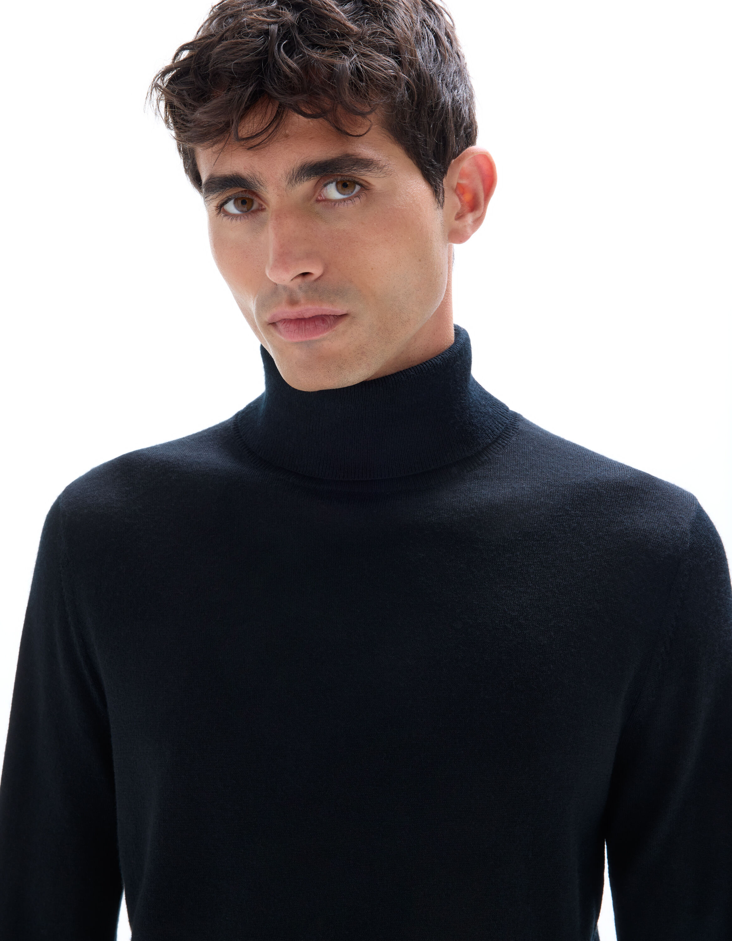 Col Roulé Celio Pull Merinos Pull Col Roulé Slim 100% Laine