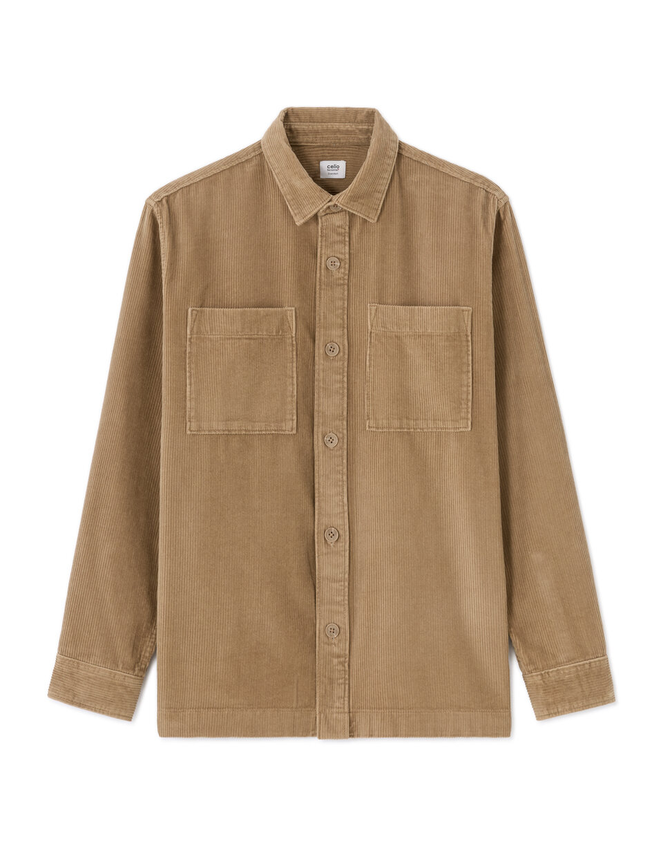 Veste blazer velours côtelé uni tendance - Vêtement