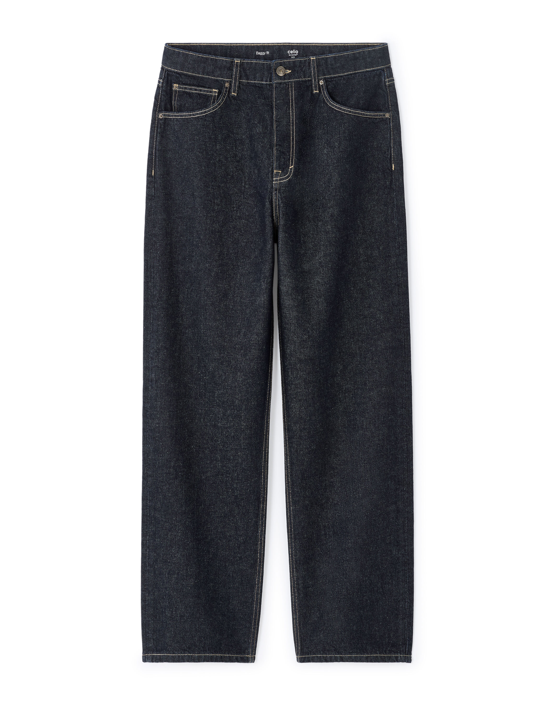 Jean baggy coton stretch - brut