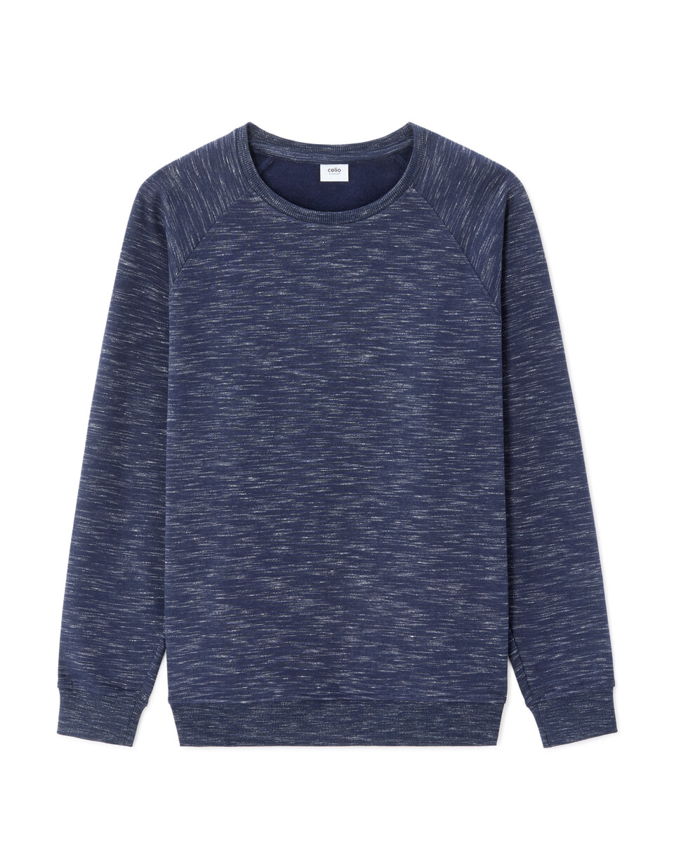 Sweat Unisexe (Bleu Marine Chiné) FRUIT OF THE LOOM