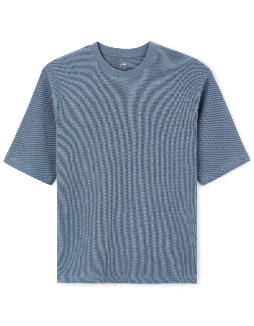 T-shirt en pur coton Pima à logo Femme bleu | Woolrich FR T-shirt en pur coton Pima à logo Femme bleu | Woolrich FR