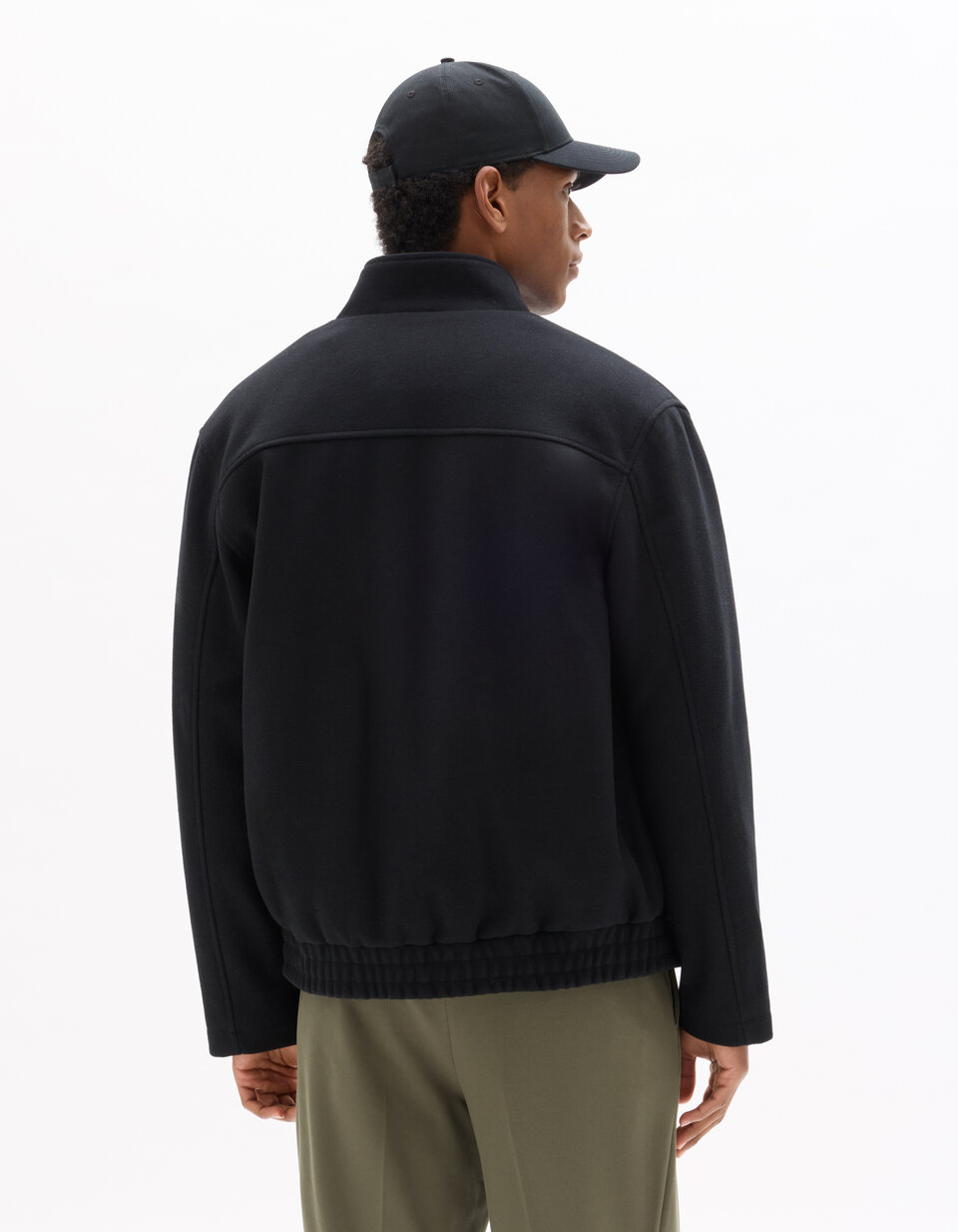 Pull sans manches en laine mélangée - noir - Femme - 5.40