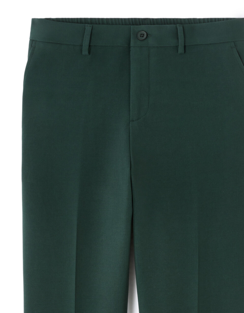 Pantalon Femme Esprit Vert - Taille 42 - Coupe Basse - En Toile - Occasion Très Bon état