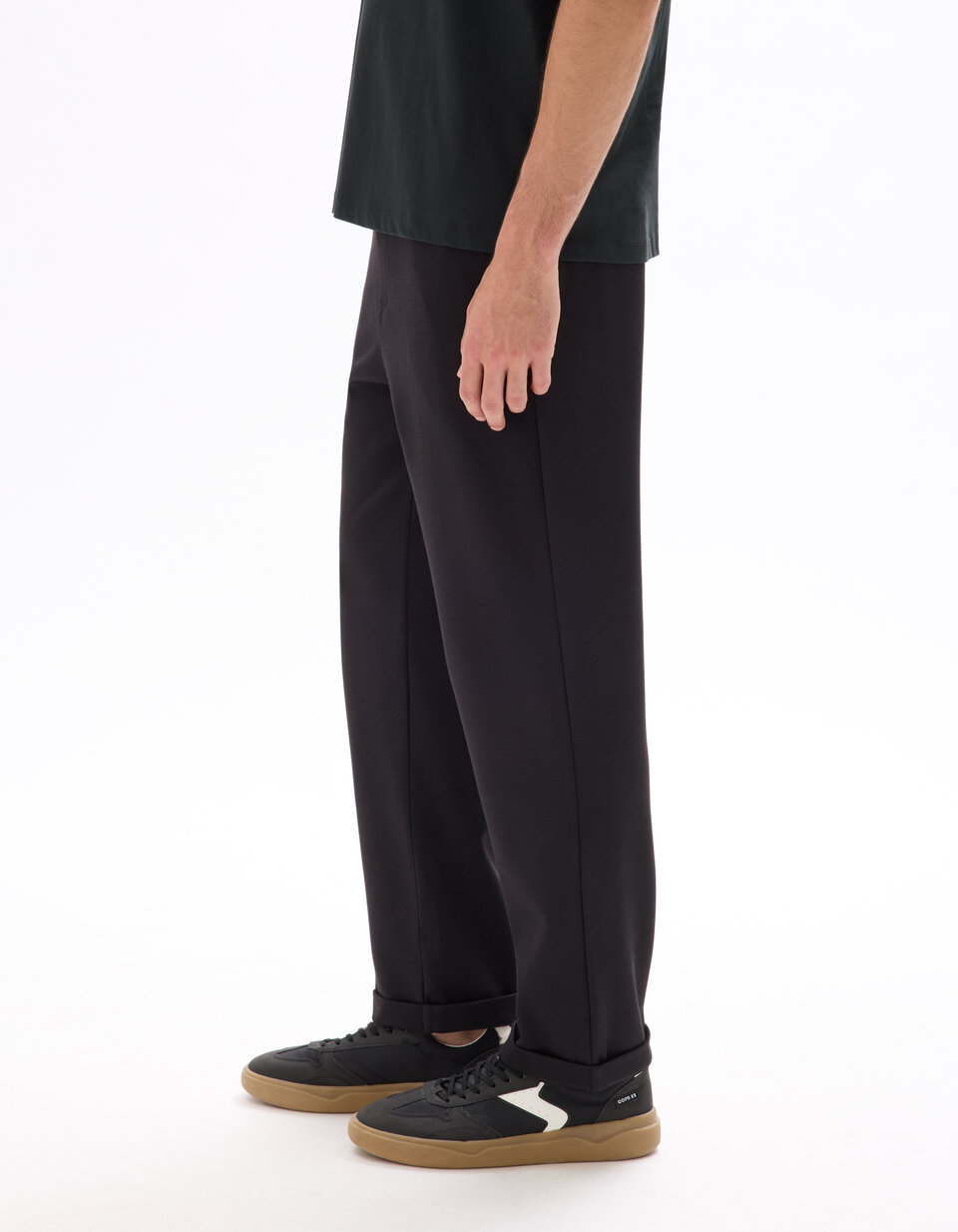 Longue jupe Teerfu en laine tricotée - En tartan plissé - Chaude