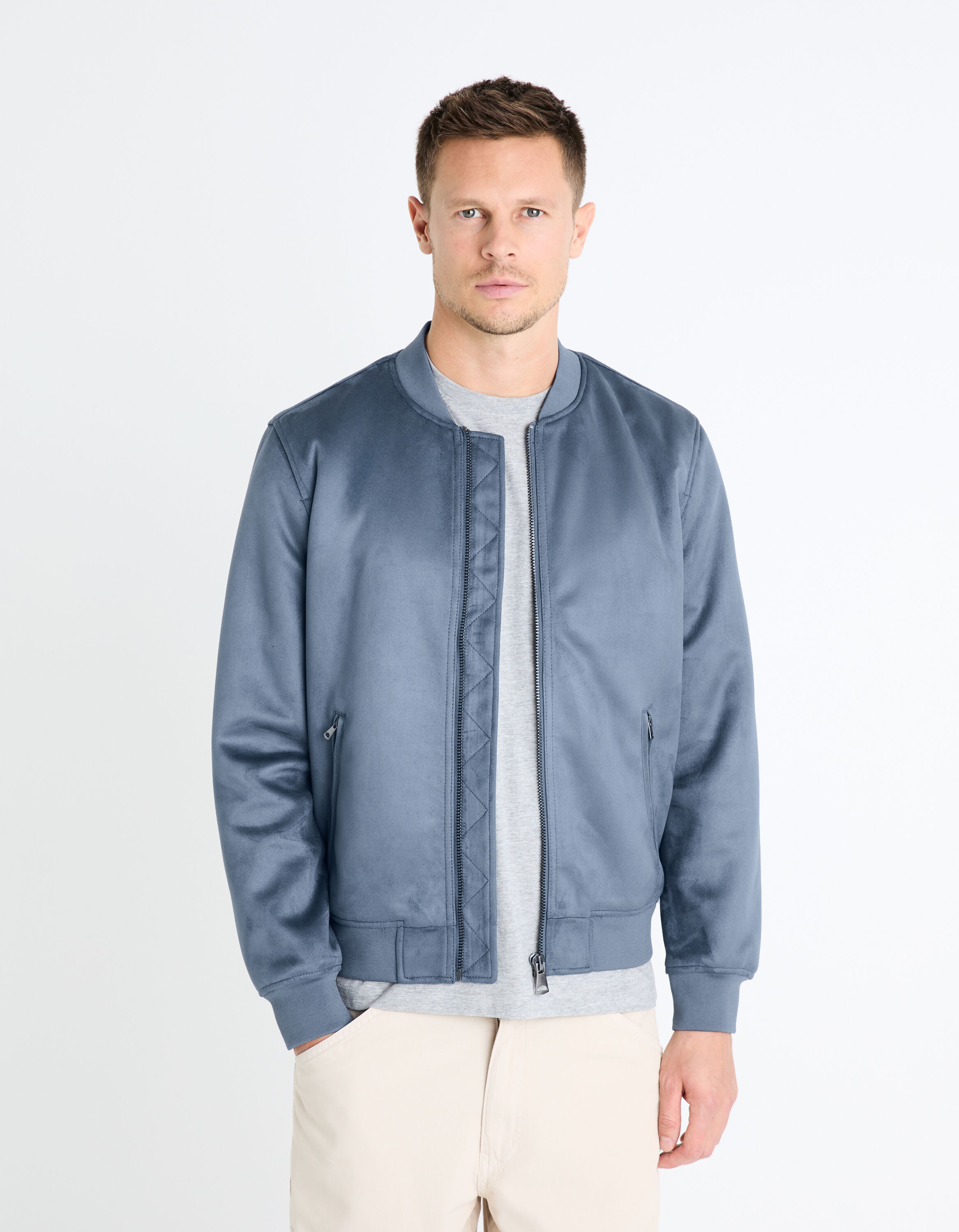Blouson daim homme celio cheap
