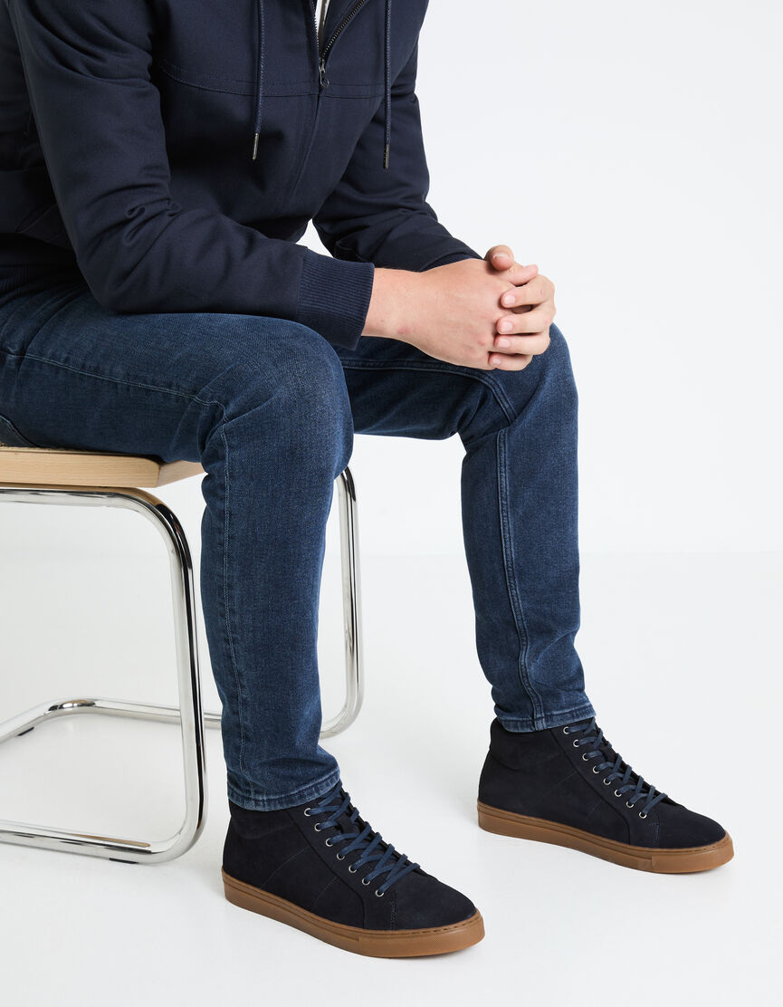 chaussures bleue marine