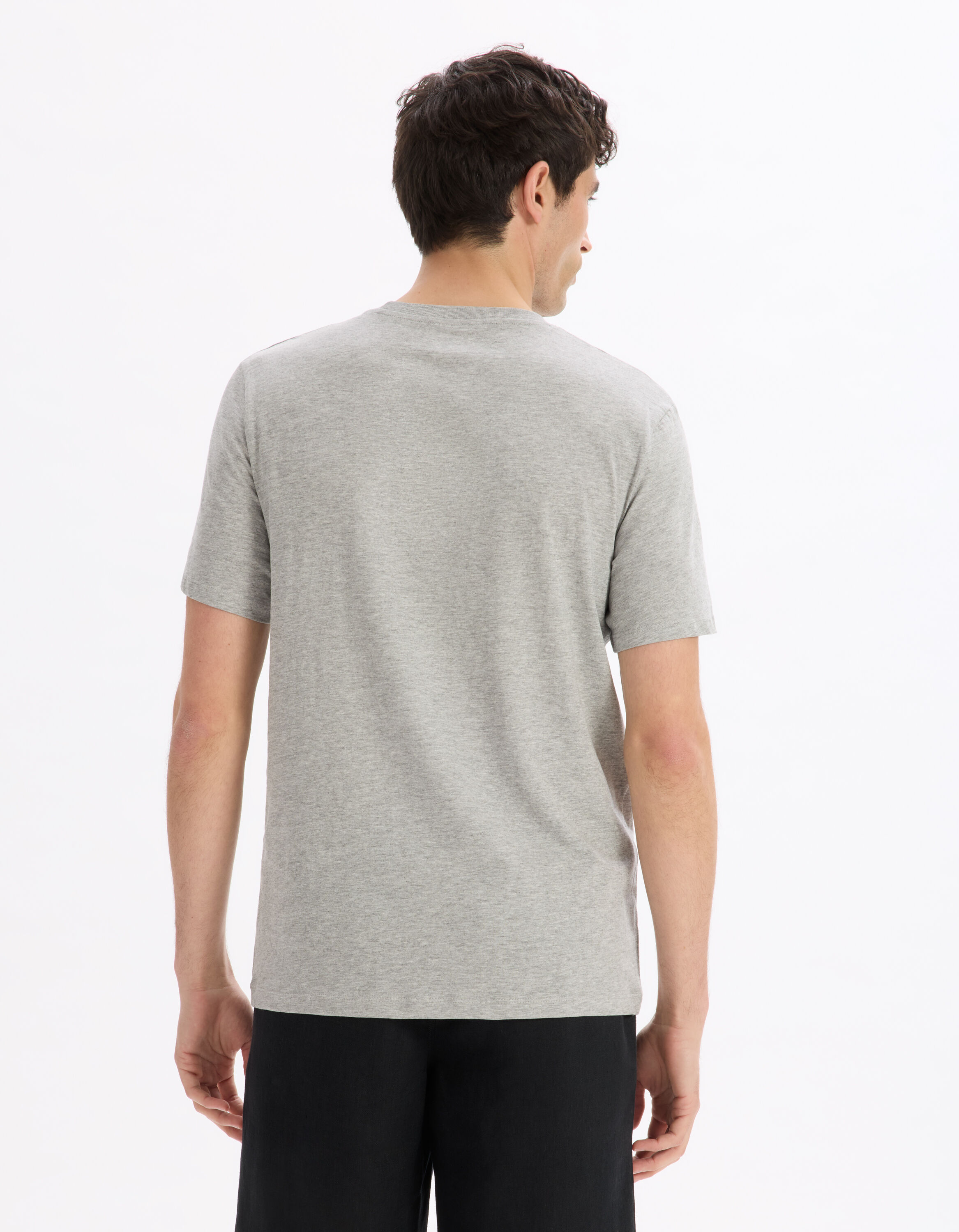 T-shirt Homme Tokyo Laundry 'Leon' - Coupe Droite, Jersey Coton Mélangé, Col Rond - Logo Brodé - 12