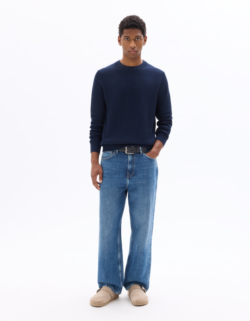 Pull Celio Homme - Taille XL, Bleu, Occasion En Très Bon état