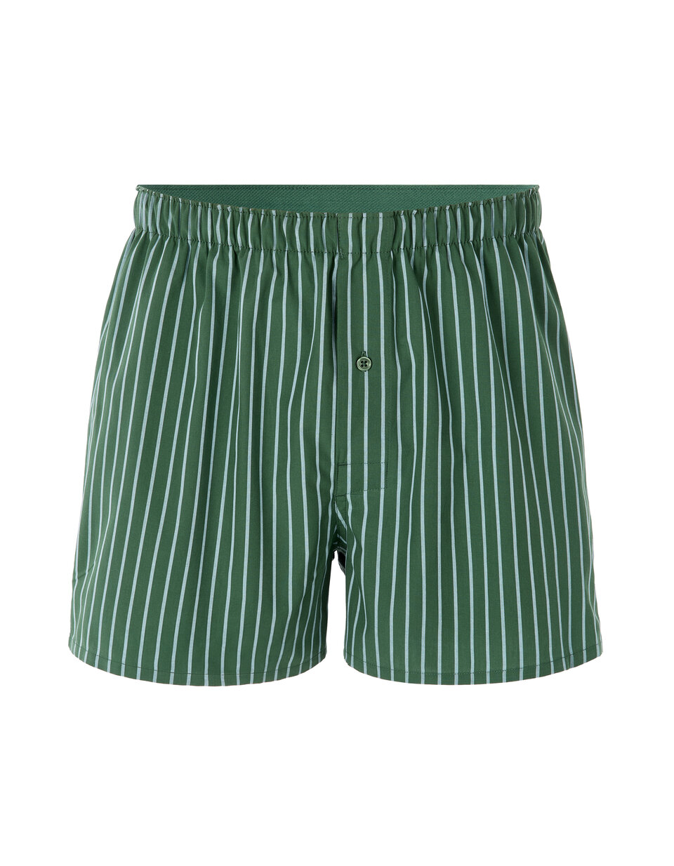 Caleçon Homme C17 JEANS Taille L 100% Coton Tissé - Rayures Bleu Vert Blanc - Neuf Avec étiquettes