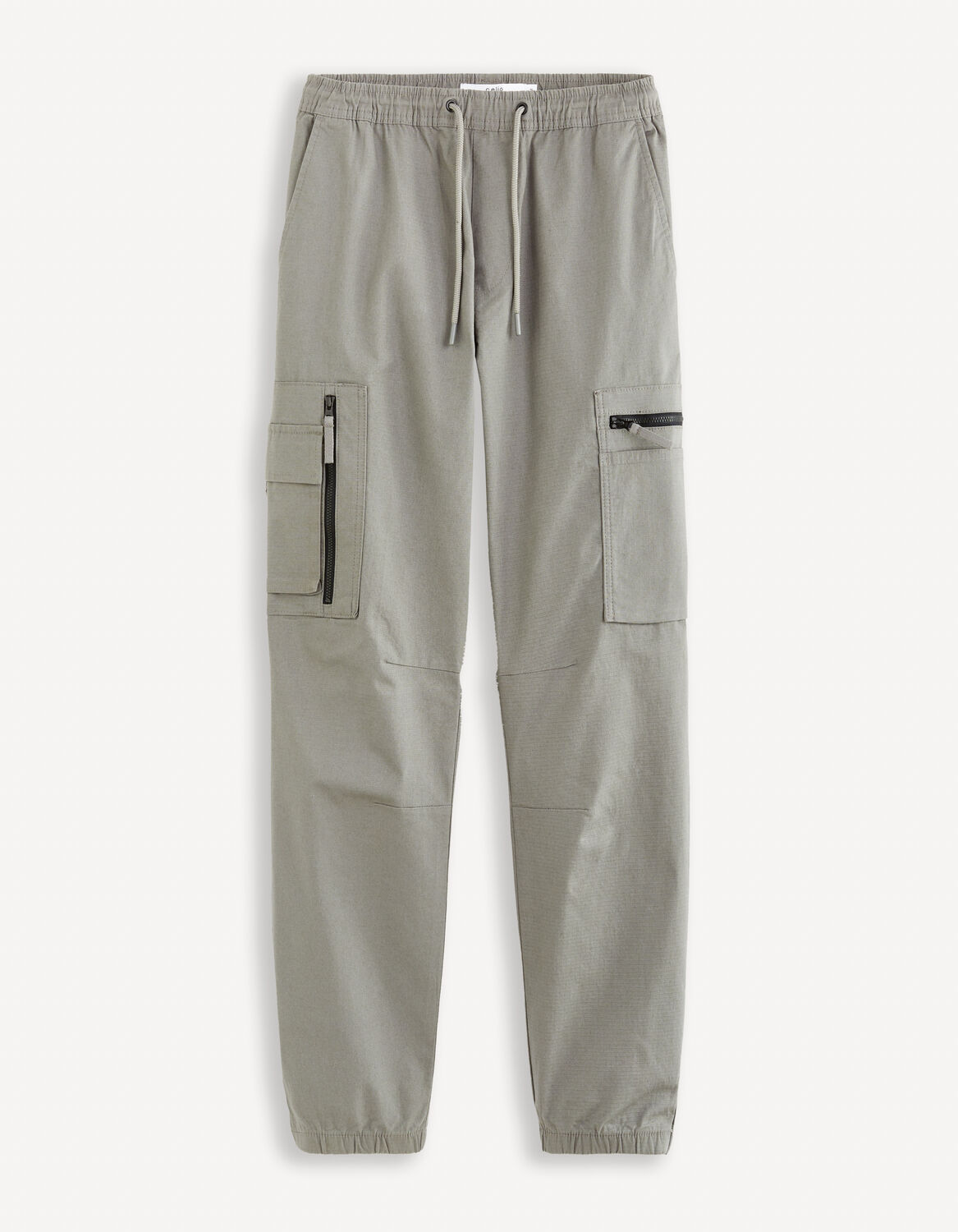 pantalon cargo straight - gris moyen