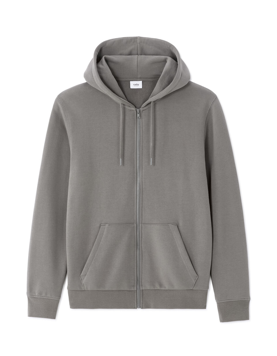 Sweat Zippé G&G Unisexe Gris Moyen – Taille M – Très Bon état