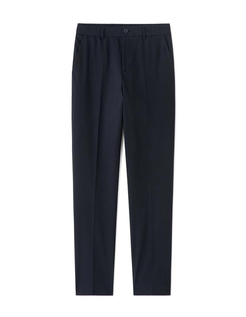 YAOBAOLE Herenbroek, linnen broek voor heren, lang, met zakken