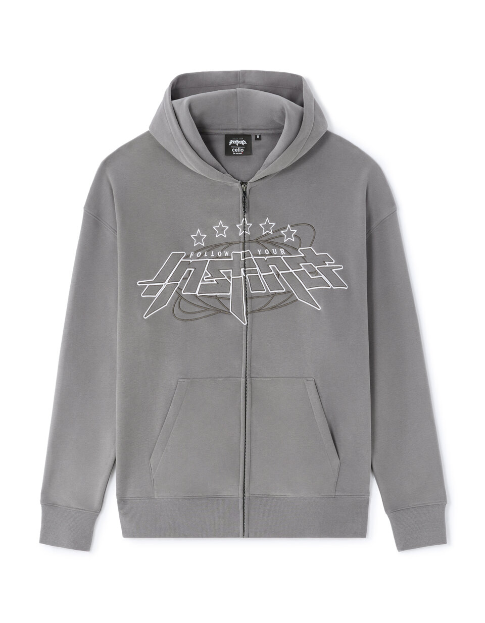 Follow your Instinct* by Inoxtag - Sweat à capuche gris