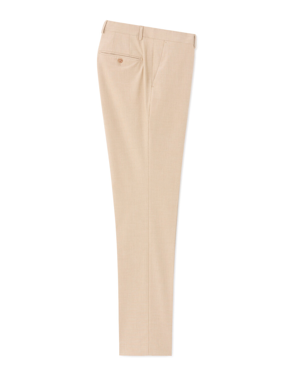 Men's Slim Fit Stretch Suit Pants - Light Beige | celio be normal Men's Slim Fit Stretch Suit Pants - Light Beige | celio be normal