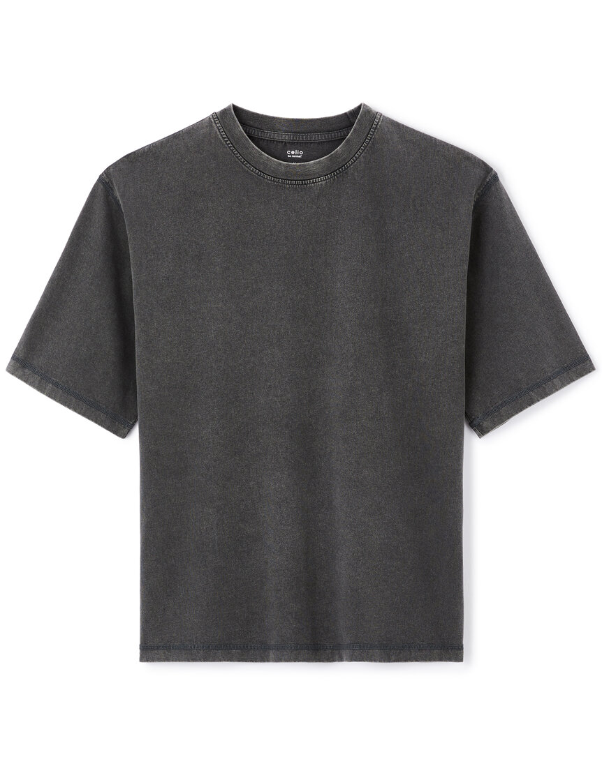 John Richmond - T-shirt noir avec logo 3D