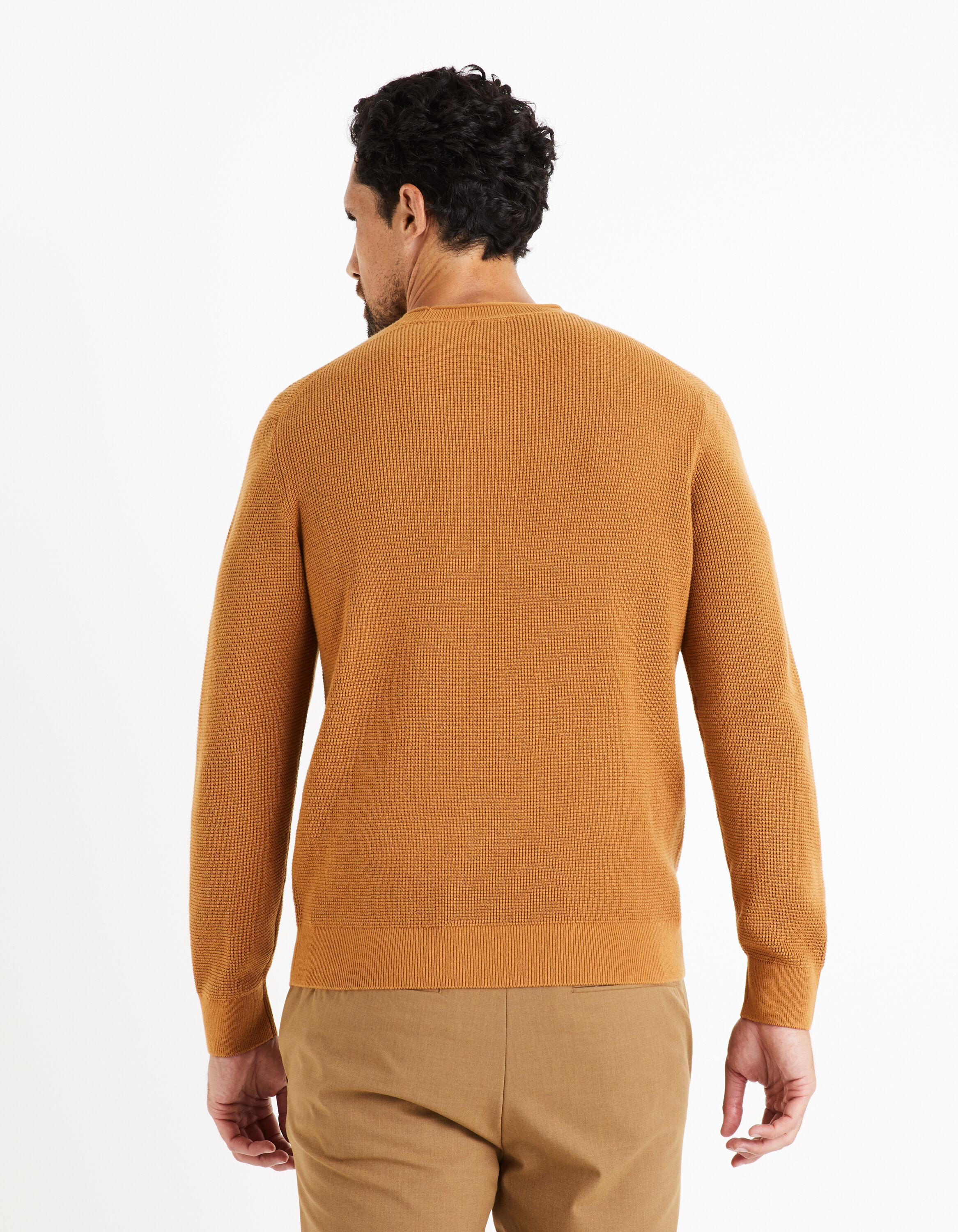 Pull col sales montant homme celio