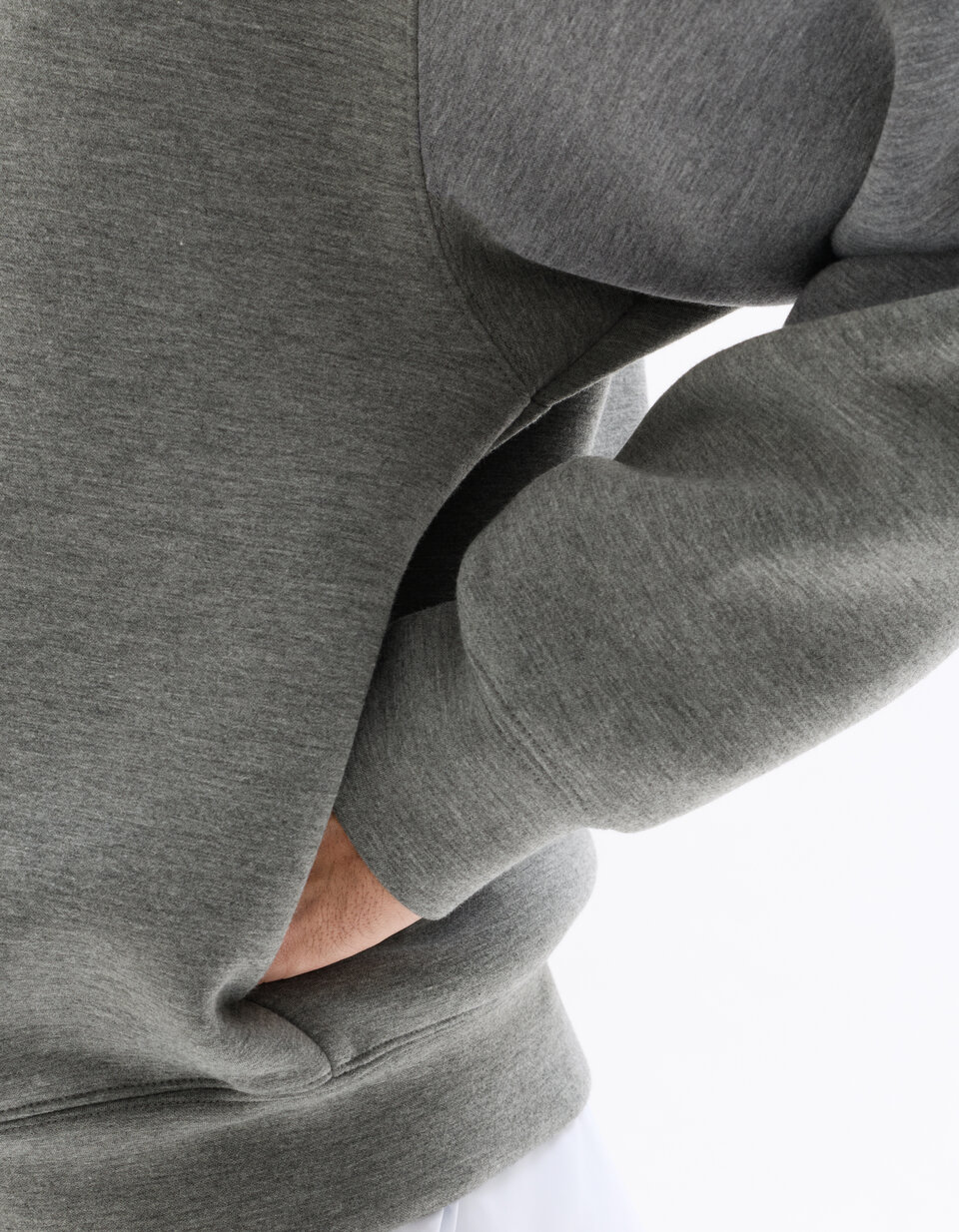 Ensemble De Survêtement Nike En Molleton Avec Fermeture Éclair Intégrale Gris - Prêt-à