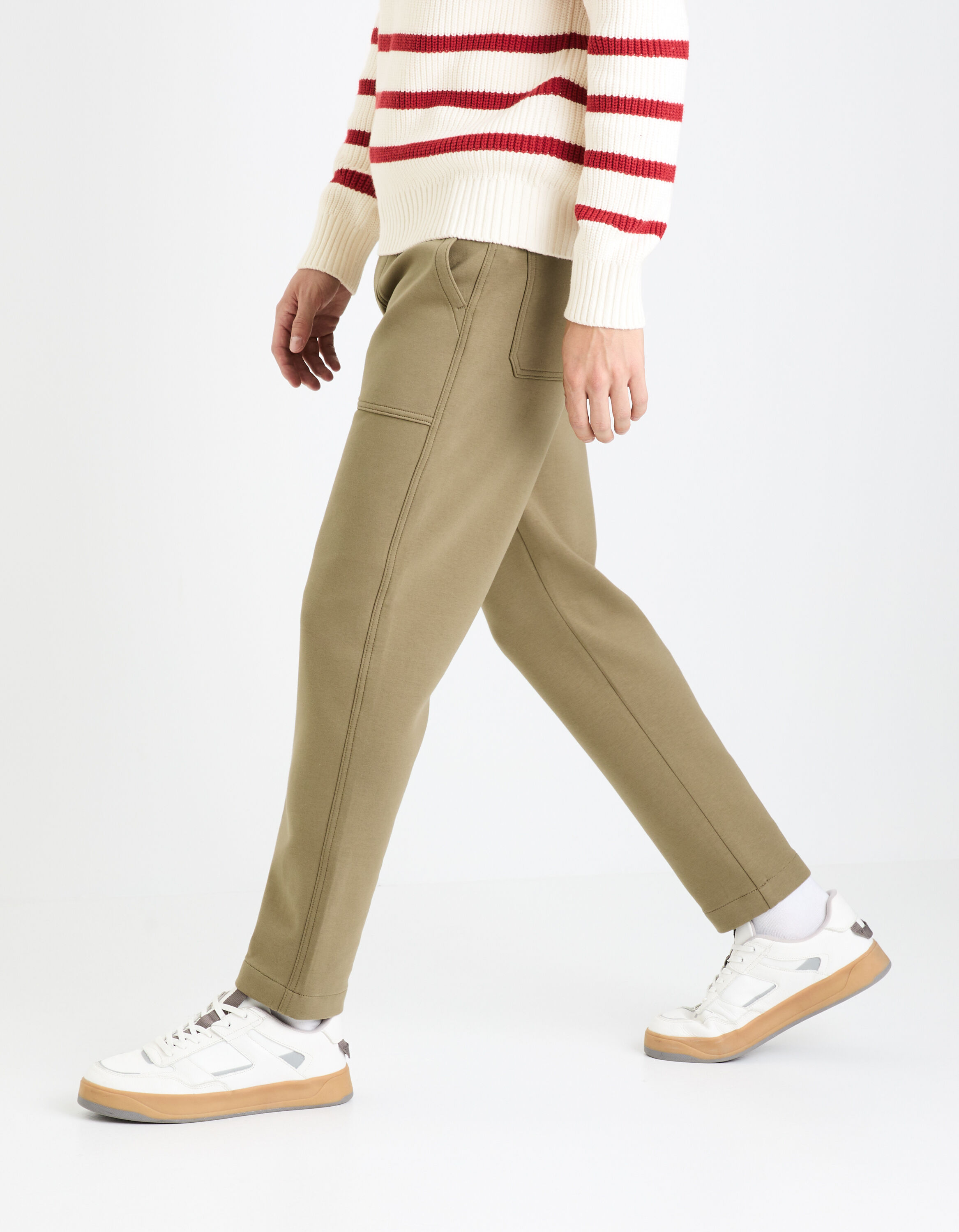 Pantalon kaki homme celio sales