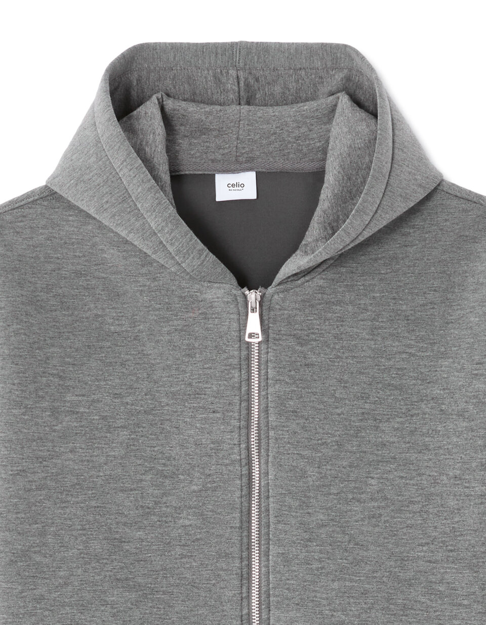 Sweat à Capuche Céline Paris Gris - Taille M, Zippé Intégral, Occasion Très Bon état