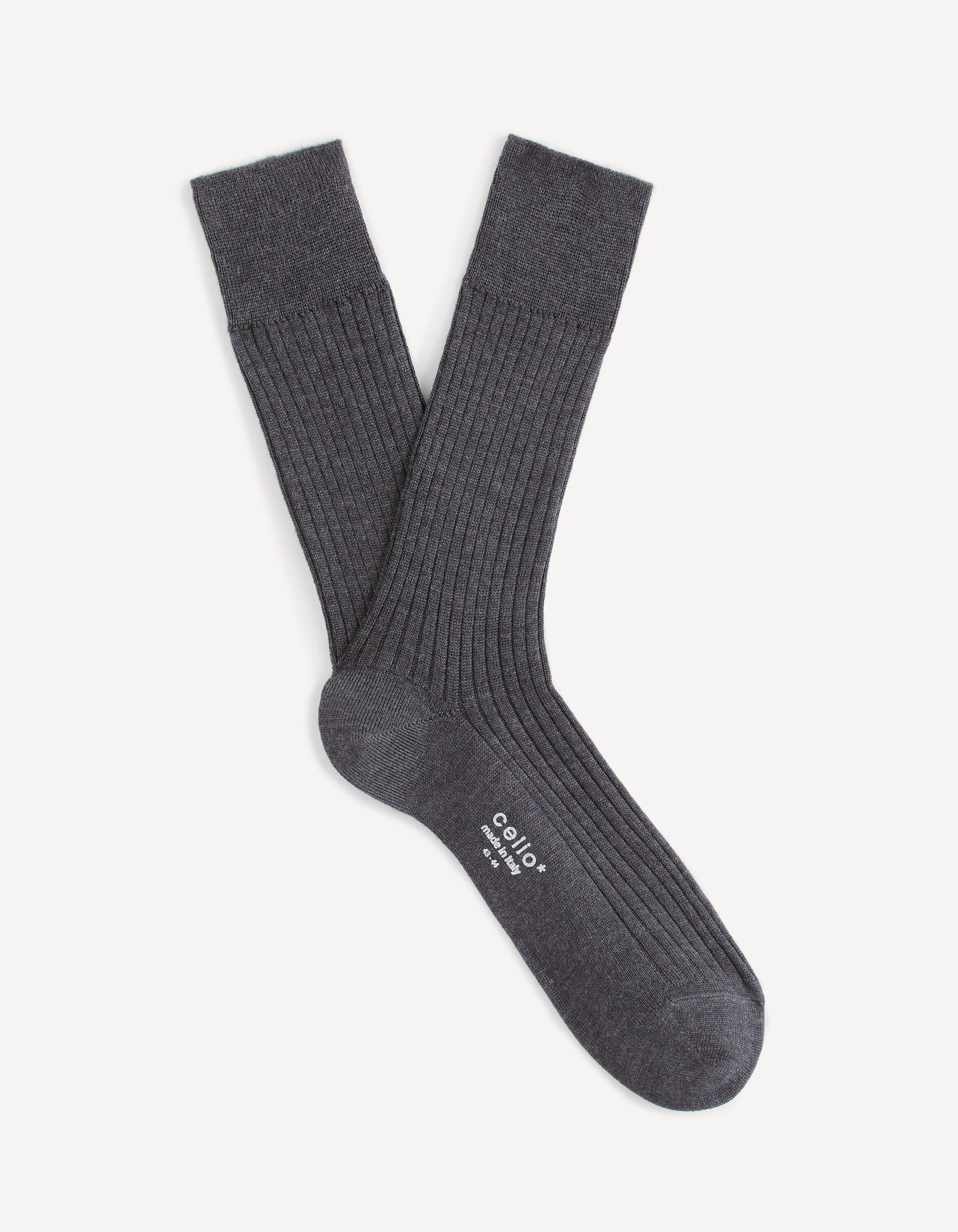 Duo Chaussettes laine mérinos Anthracite/Anthracite - Bleuforêt