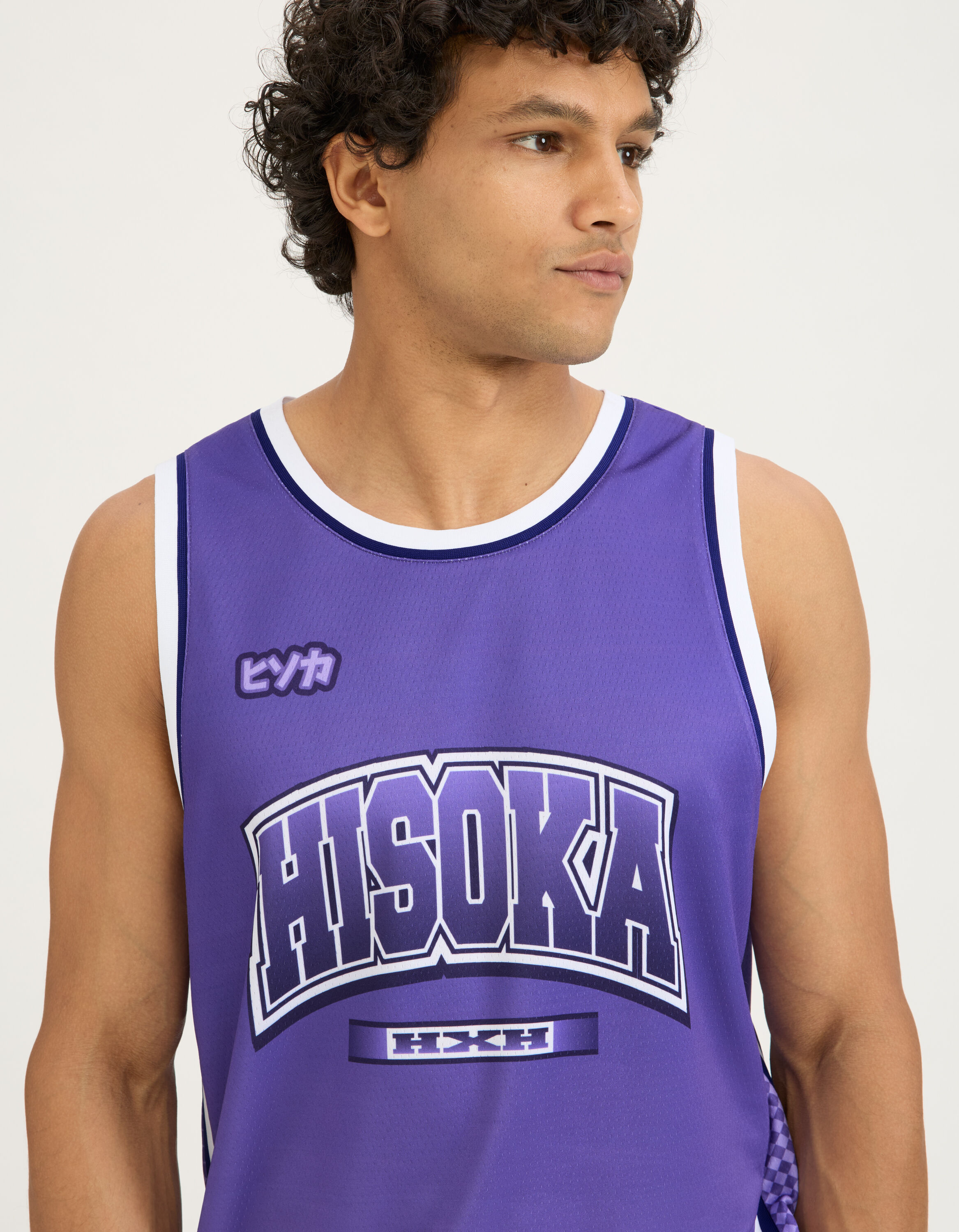 ハンターハンター　ヒソカ　バスケットボールシャャツ　celio ハンターハンター ヒソカ バスケットボールシャャツ celio