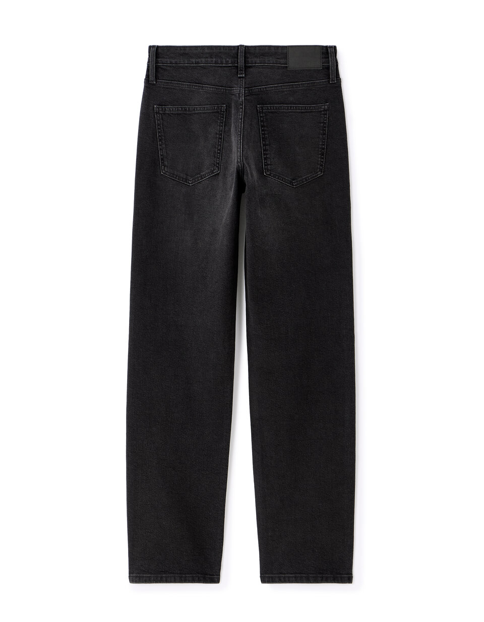 Pantalon Max Mara En Coton Noir Délavé - Taille 40 (10UK) - Occasion Très Bon état - Épais Stretch