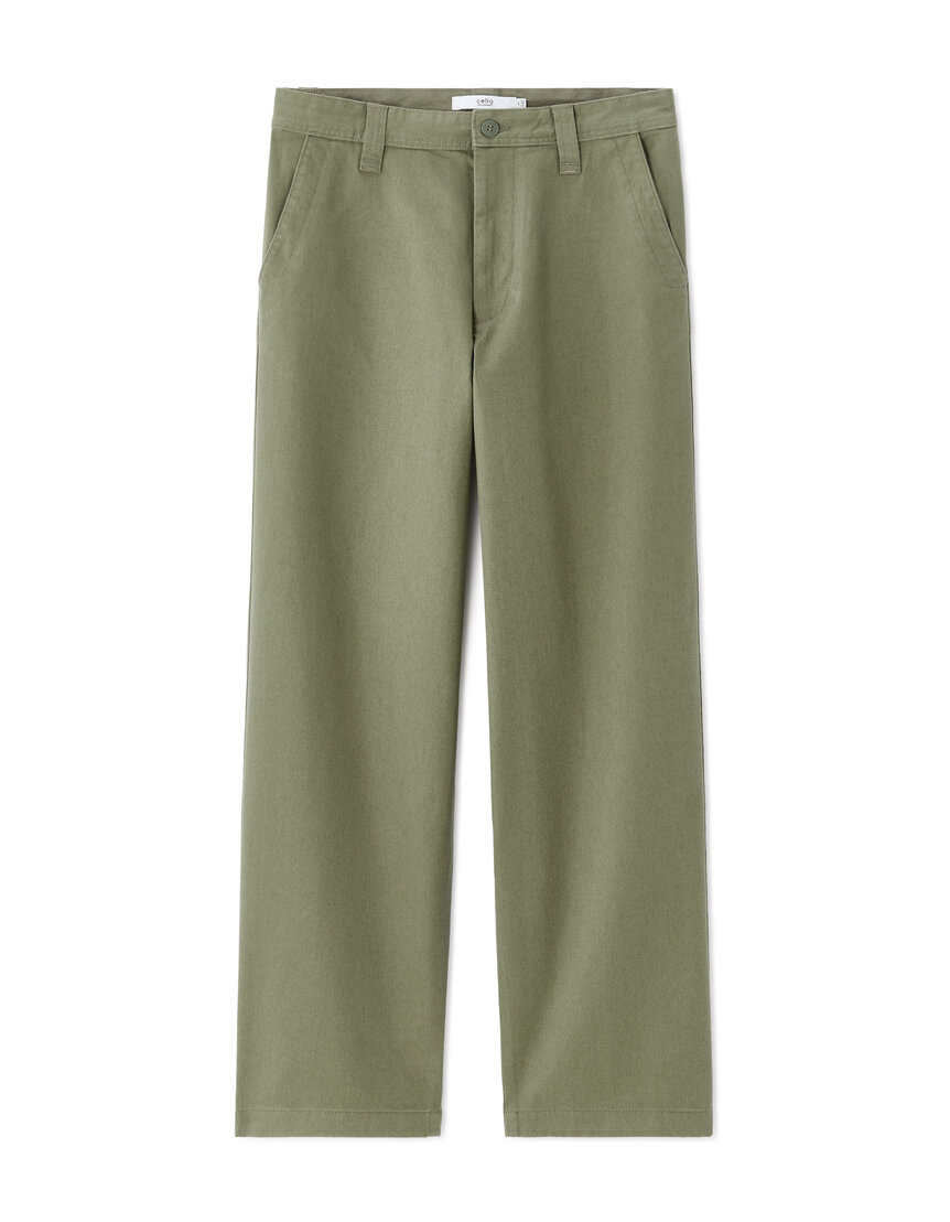 Pantalon Jean Kaki Marron Putumayo - Taille 4/6, Bootcut, 100% Coton - Occasion Excellent état