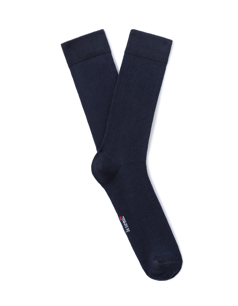 Chaussettes Hautes Genou Bleu Marine Avec Ruban Satin Kawaii - Taille Unique Neuf Avec Étiquettes