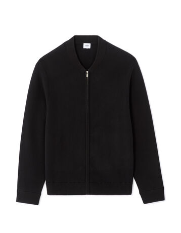 Gilet Cardigan Bel Air En Laine Et Soie - Taille 38/40 - Noir - Occasion Très Bon état
