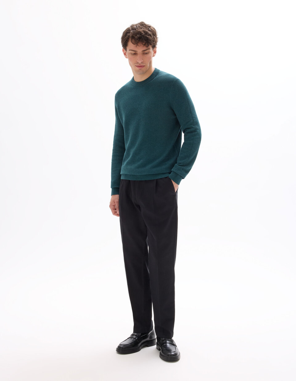Pantalon Noir Slim Camaïeu Taille 36 - Occasion Très Bon état, Coupe Ajustée Femme