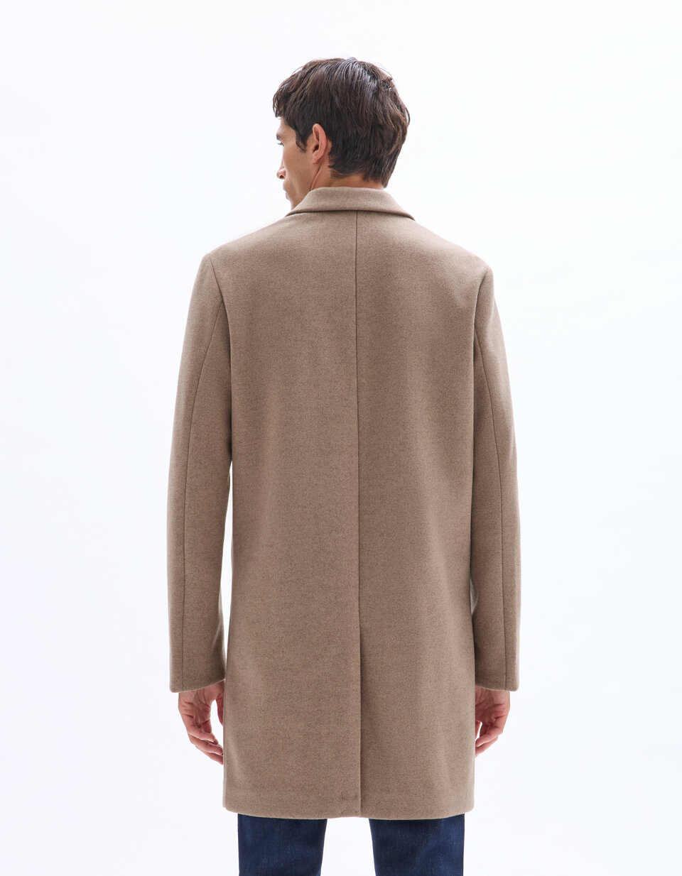 Manteau Court Marron Camaïeu Taille 40 - Occasion En Très Bon État - Veste Femme Classique