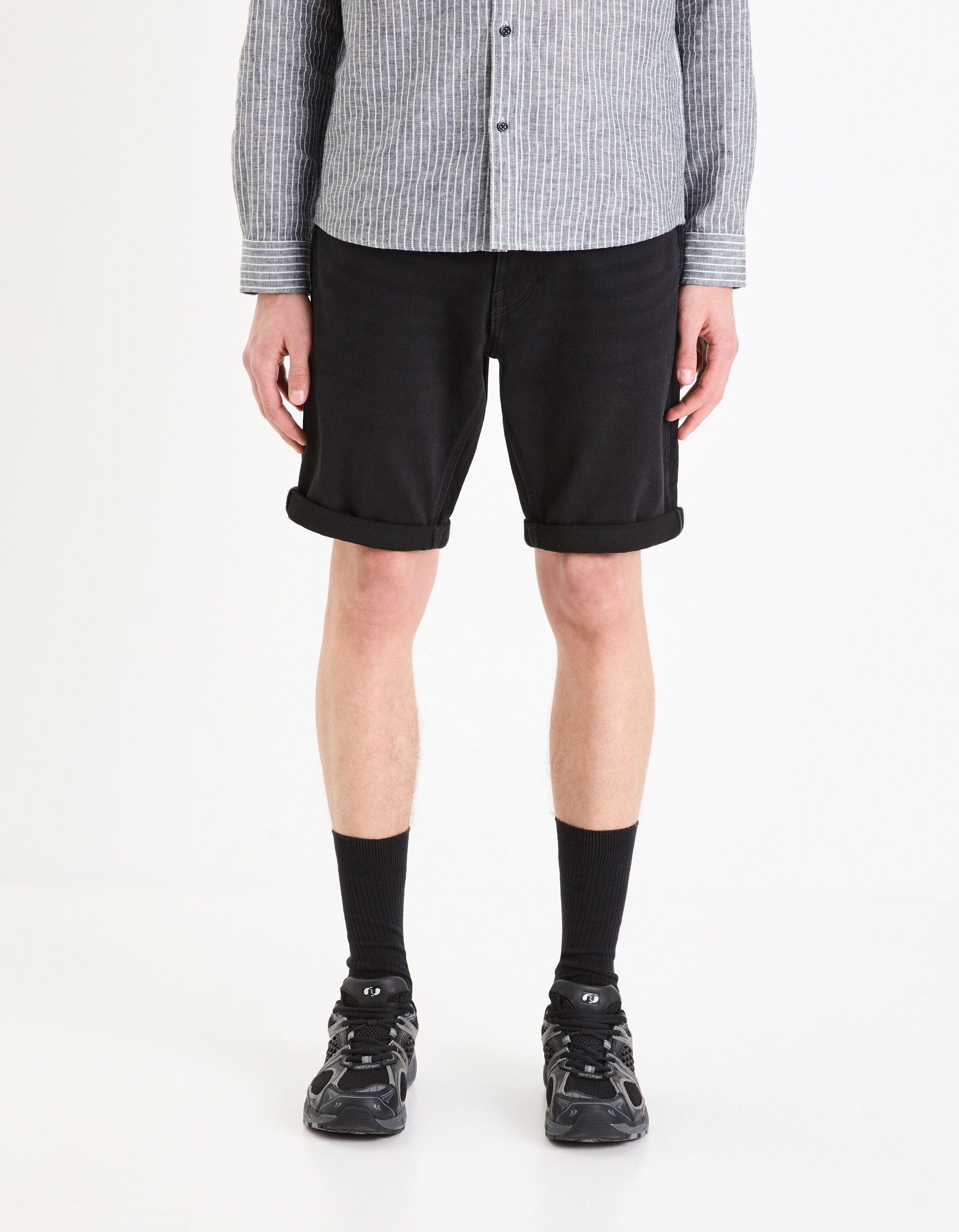 Bermuda jean homme celio best sale