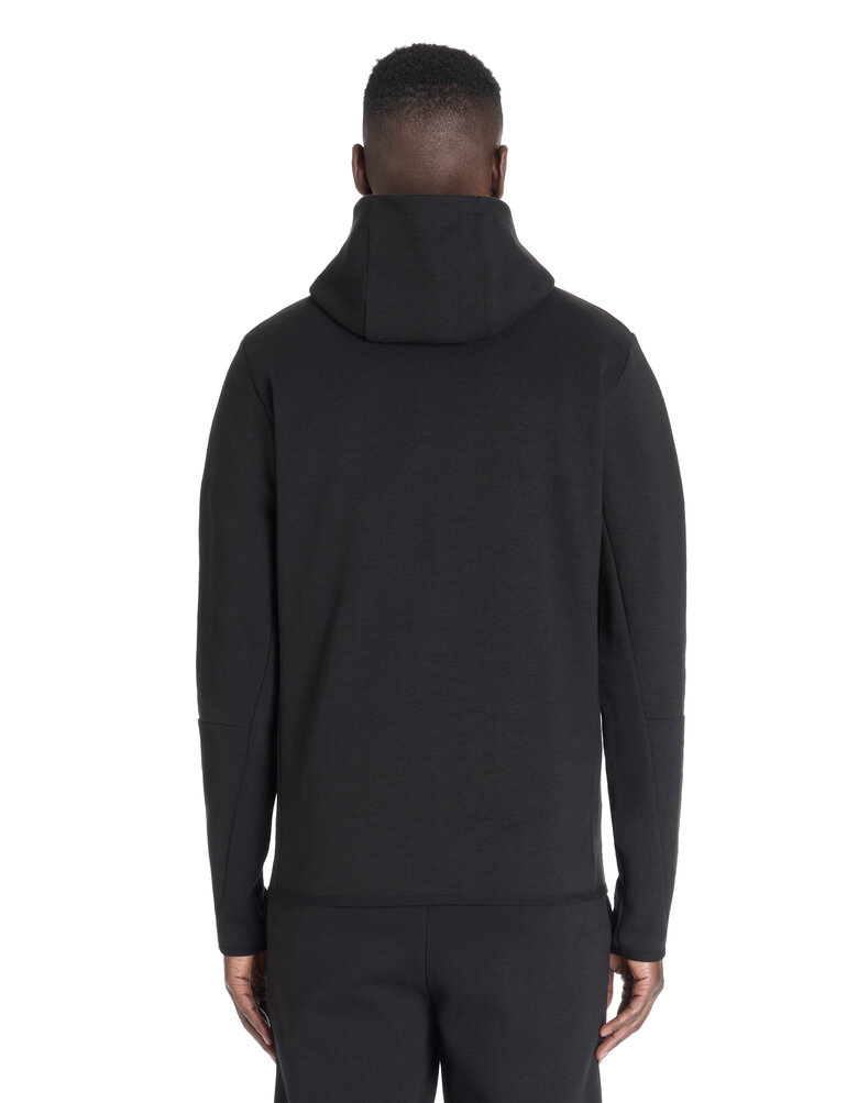 Vest zipp?� ?� capuche skinny coton m?�lang?� - noir | celio be normal