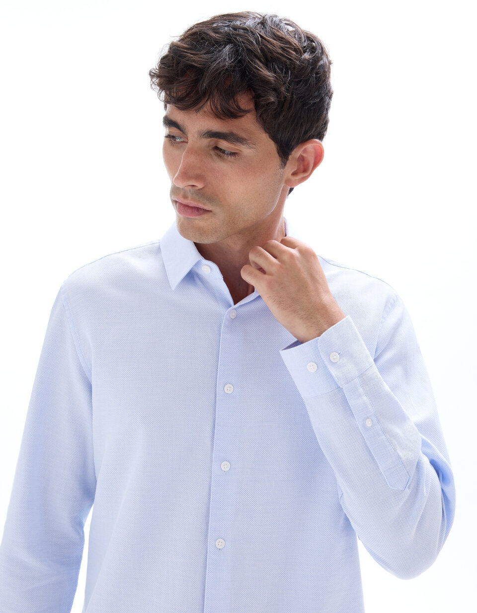 Lot De 2 Chemises Homme Celio Taille M 100% Coton - Occasion Très Bon État, Multicouleur