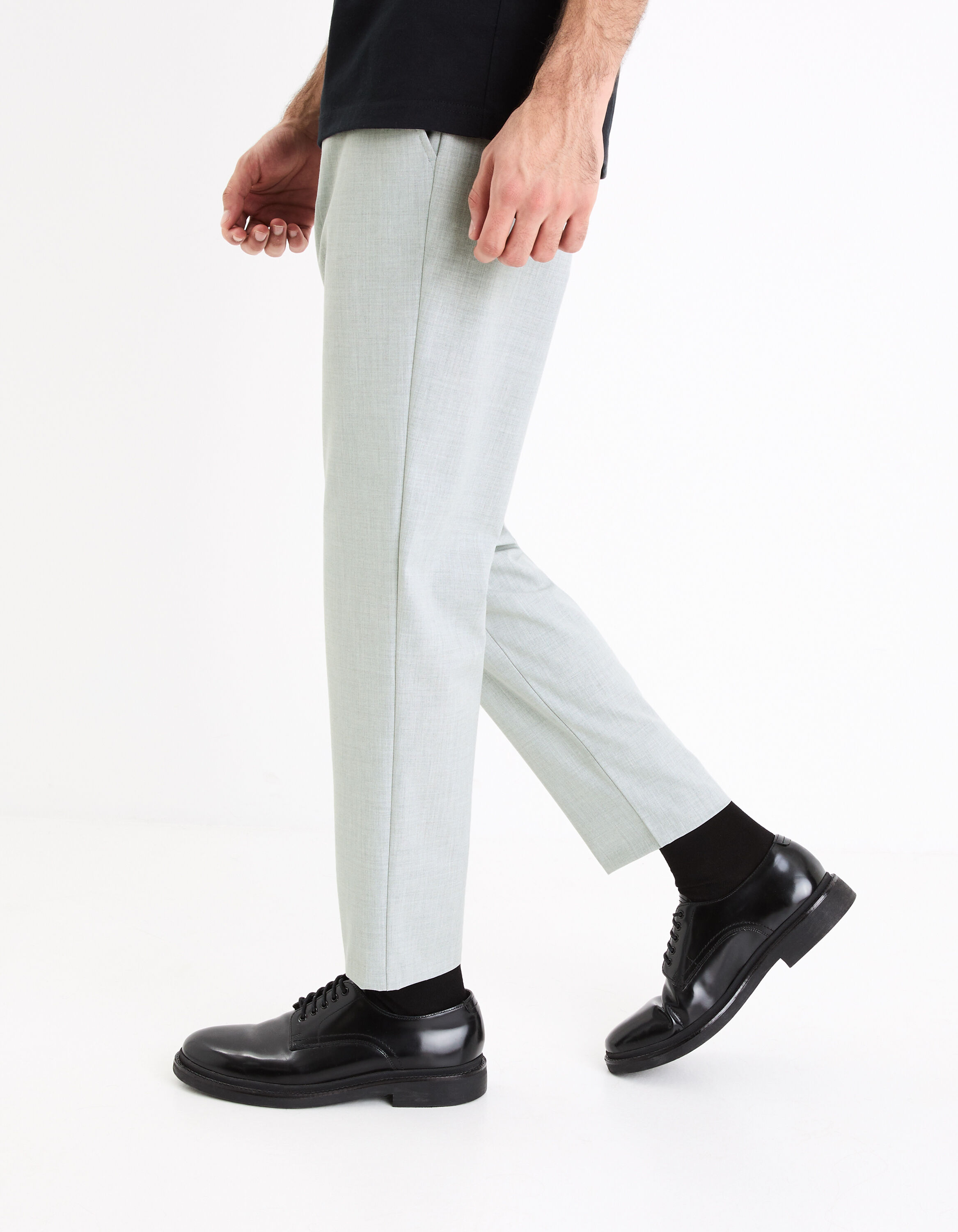 Pantalon 24H slim gris celio be normal