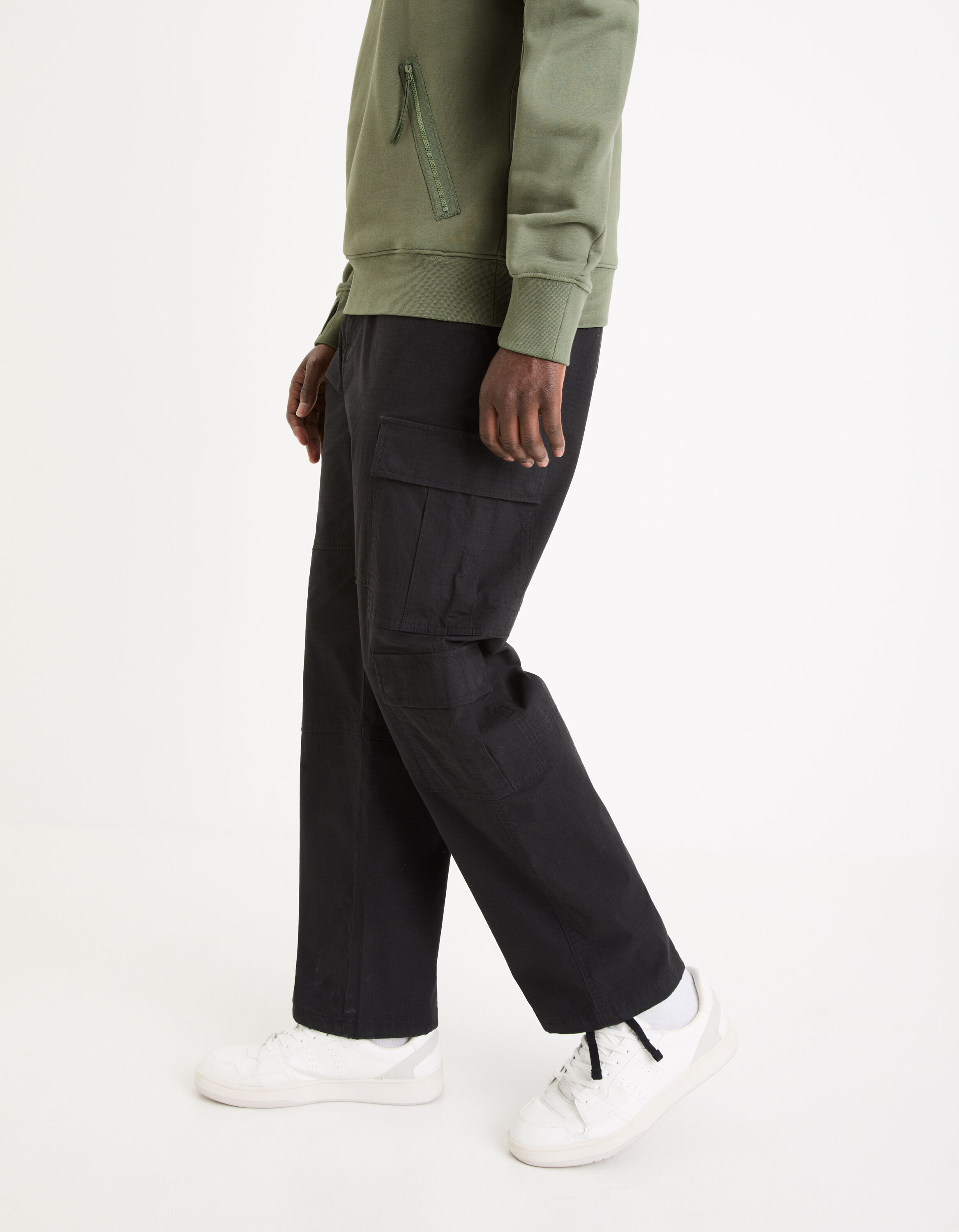 Pantalon cargo stretch deals