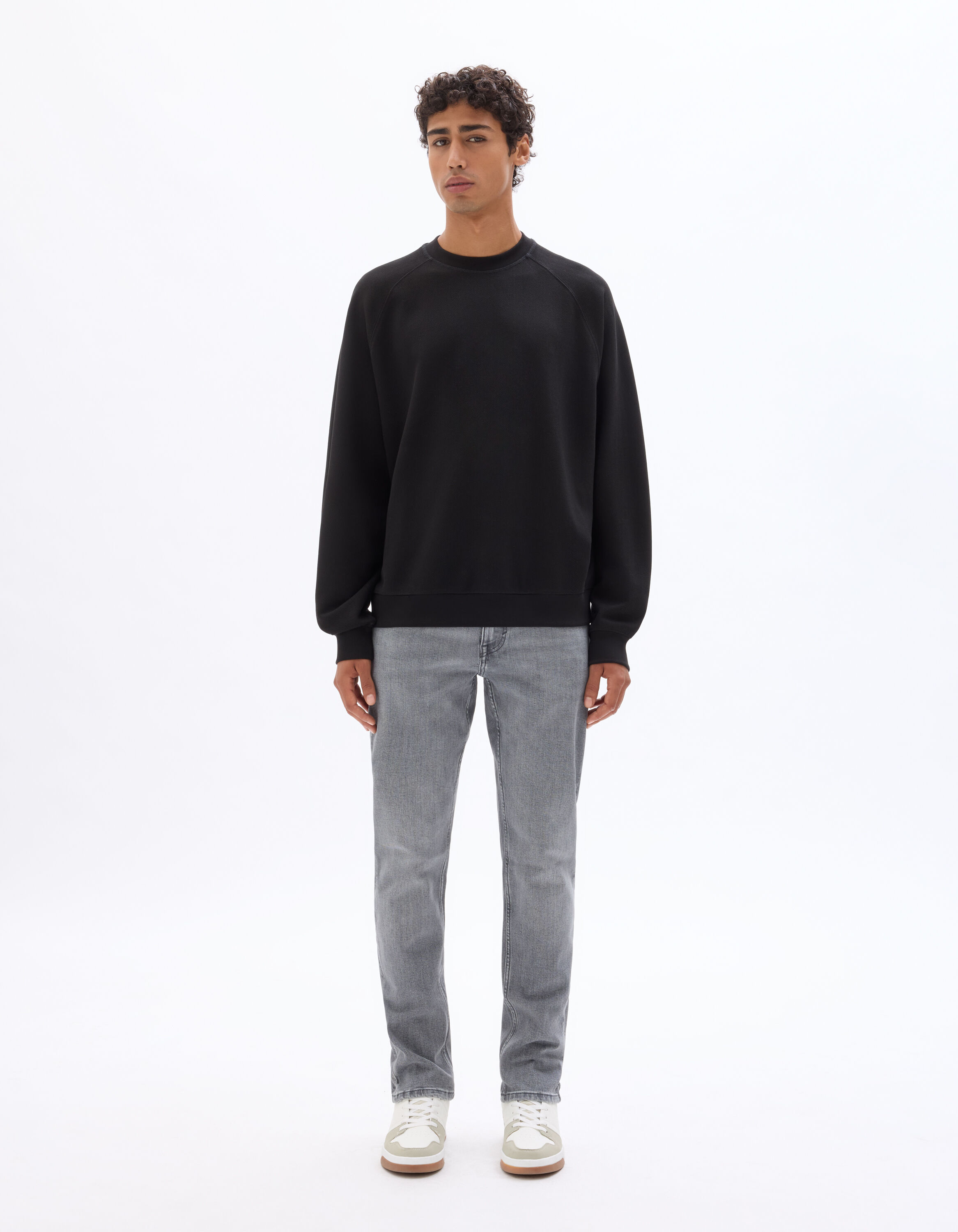 Sweat Vintage O'Neill Homme XL Vert Oversize, Col Rond, Coton