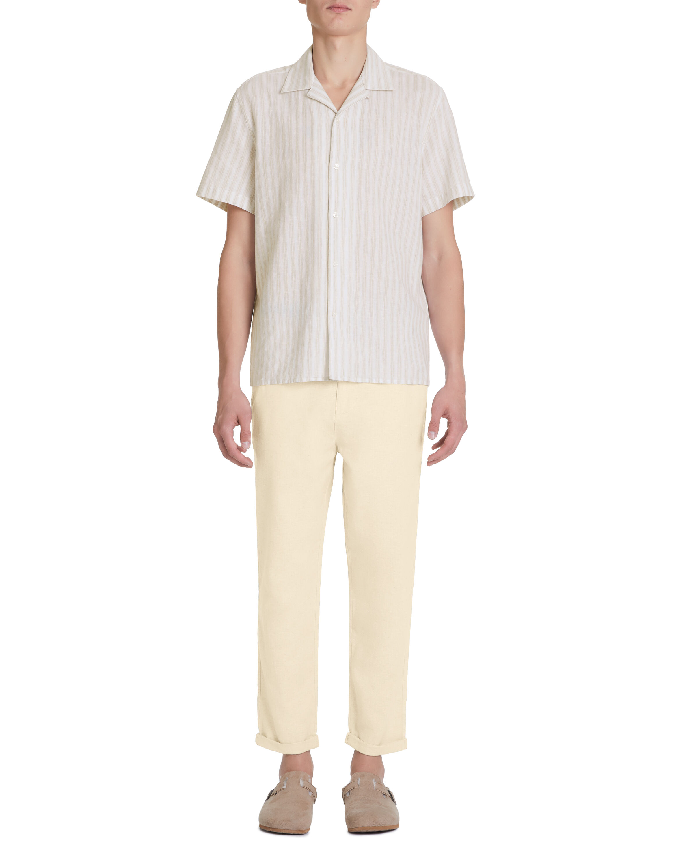 Pantalon en sales lin homme celio