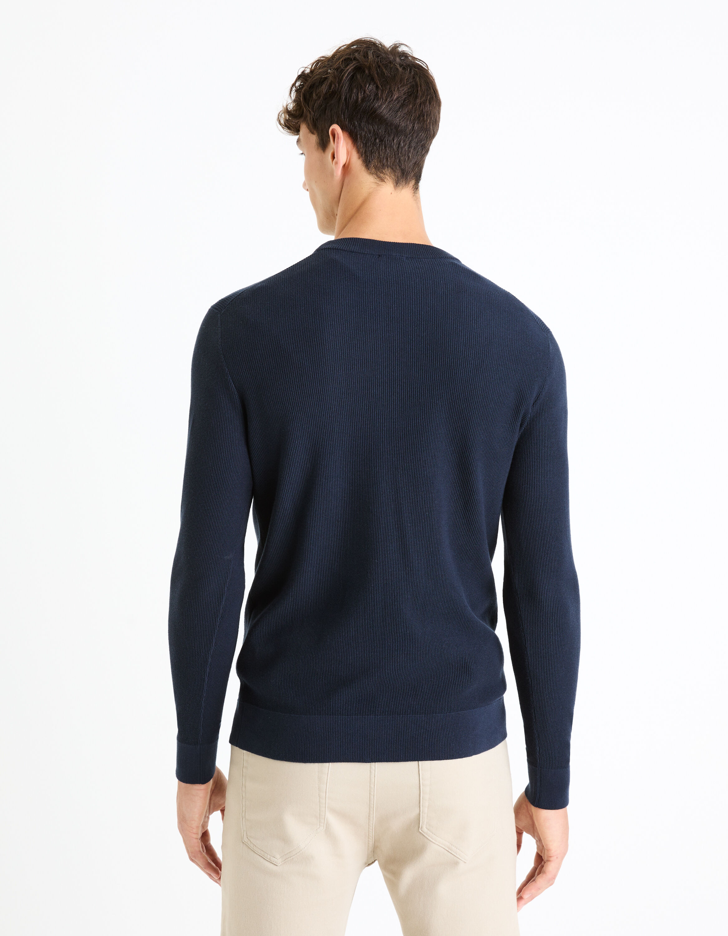 Col Rond Pull Sweat Homme Lacoste Vert Sweat Lacoste Homme Sans