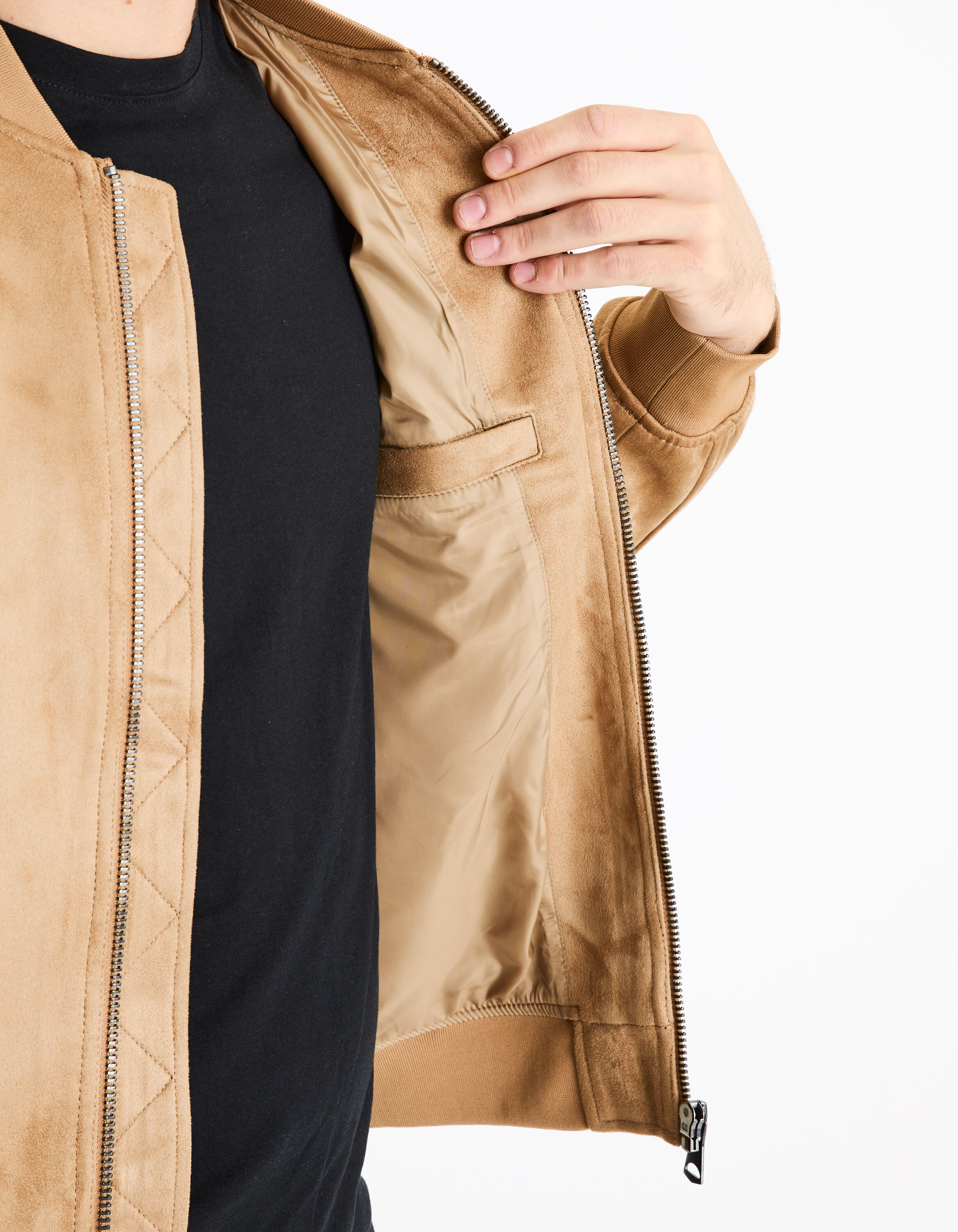 Bomber en daim homme online