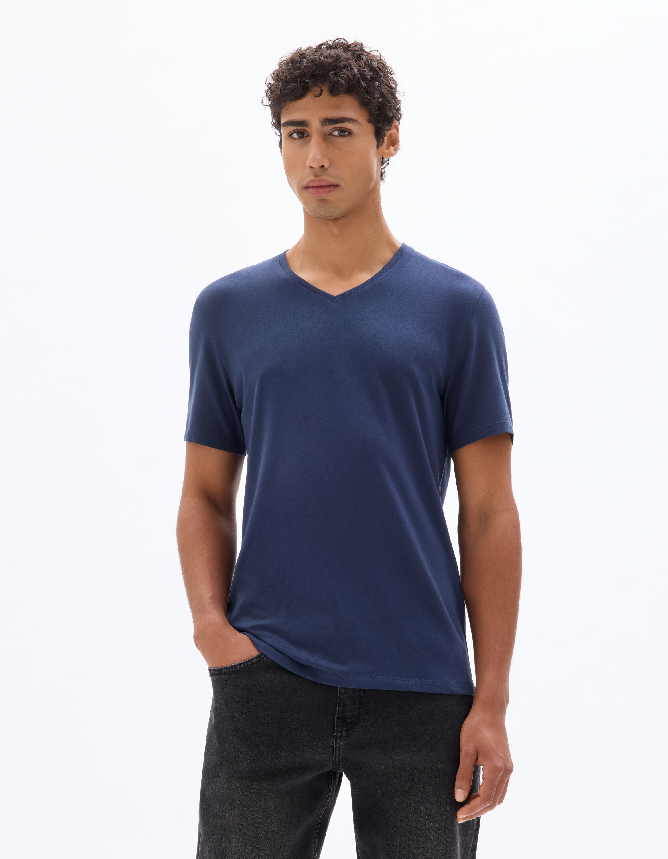 T-shirt Bleu Marine Tennessee River – Unisexe, Taille L, Manches Courtes