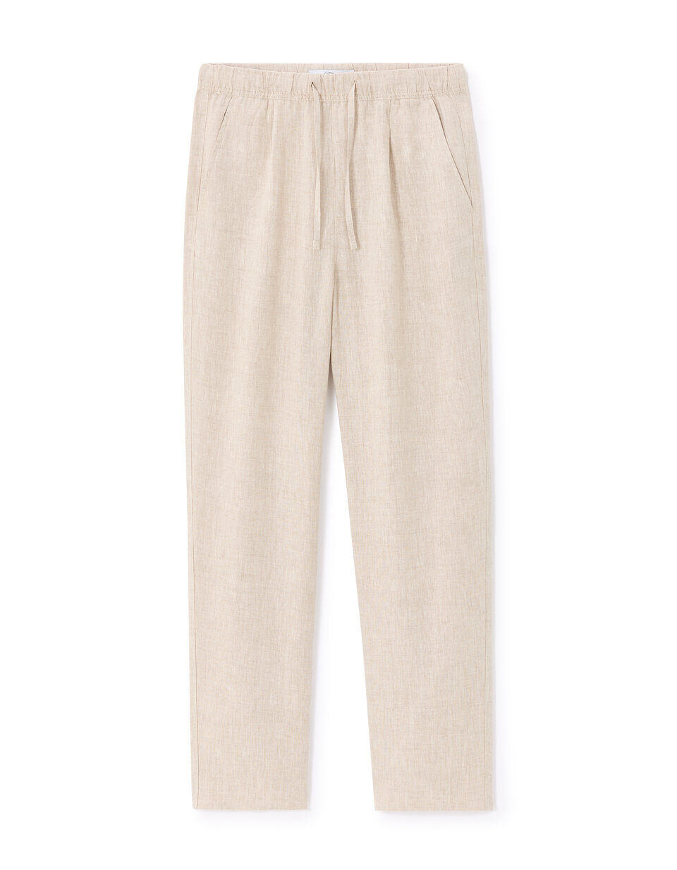 Alix, pantalon lin et coton, coloris camel, grande taille